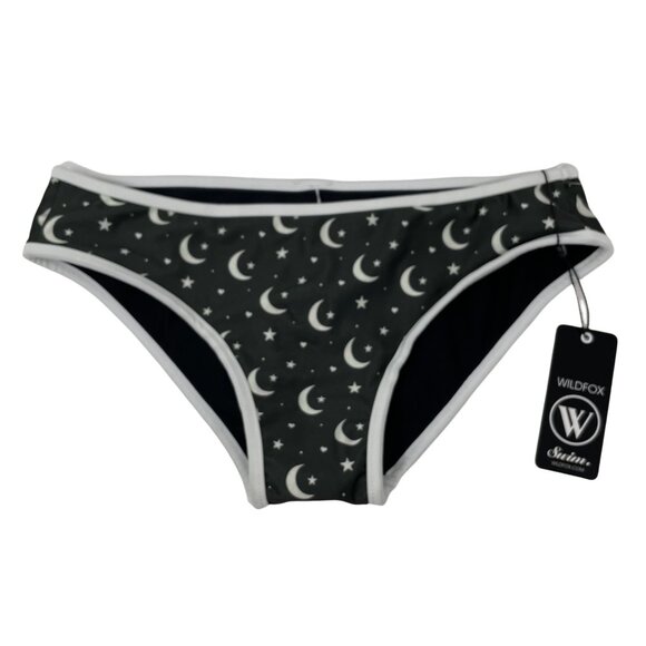 Wildfox Moon & Star Bikini Bottom Size Small Moderate Coverage Low Rise Sz S New - Picture 3 of 8